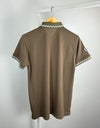 PREMIER COTTON POLO'S SHIRT WITH QUICK DRYING-BROWN