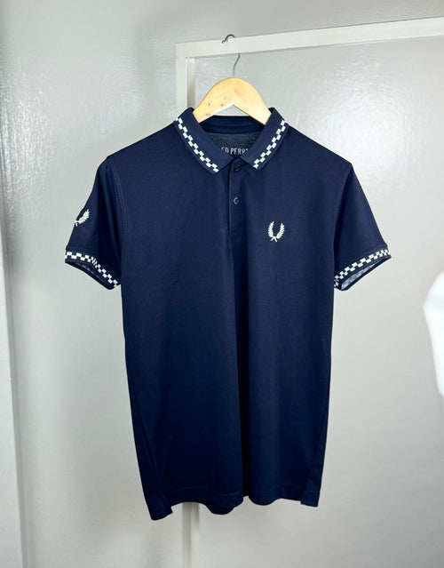 PREMIER COTTON POLO'S SHIRT WITH QUICK DRYING - NAVY BLUE