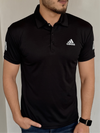 MESH IMPORTED LYCRA SHIRT-BLACK