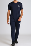 Modern, edgy, tracksuit for a casual, athletic wear-navy