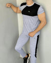009 DYNAMIC DRIFT TRACKSUIT cotton stretchable fabric - grey