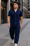 QUICK-TRACK STYLISH SAFARI-SUIT-BLUE