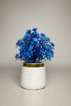 Blue Indoor Artificial Plastic Wild Plant for Home Decorate (1 pcs)