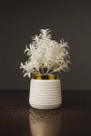 White Indoor Artificial Plastic Wild Plant for Home Decorate (1 pcs)