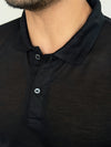 THE BASIC POLO-BLACK