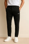 WAFFLE ULTRA FIT TROUSERS-BLACK