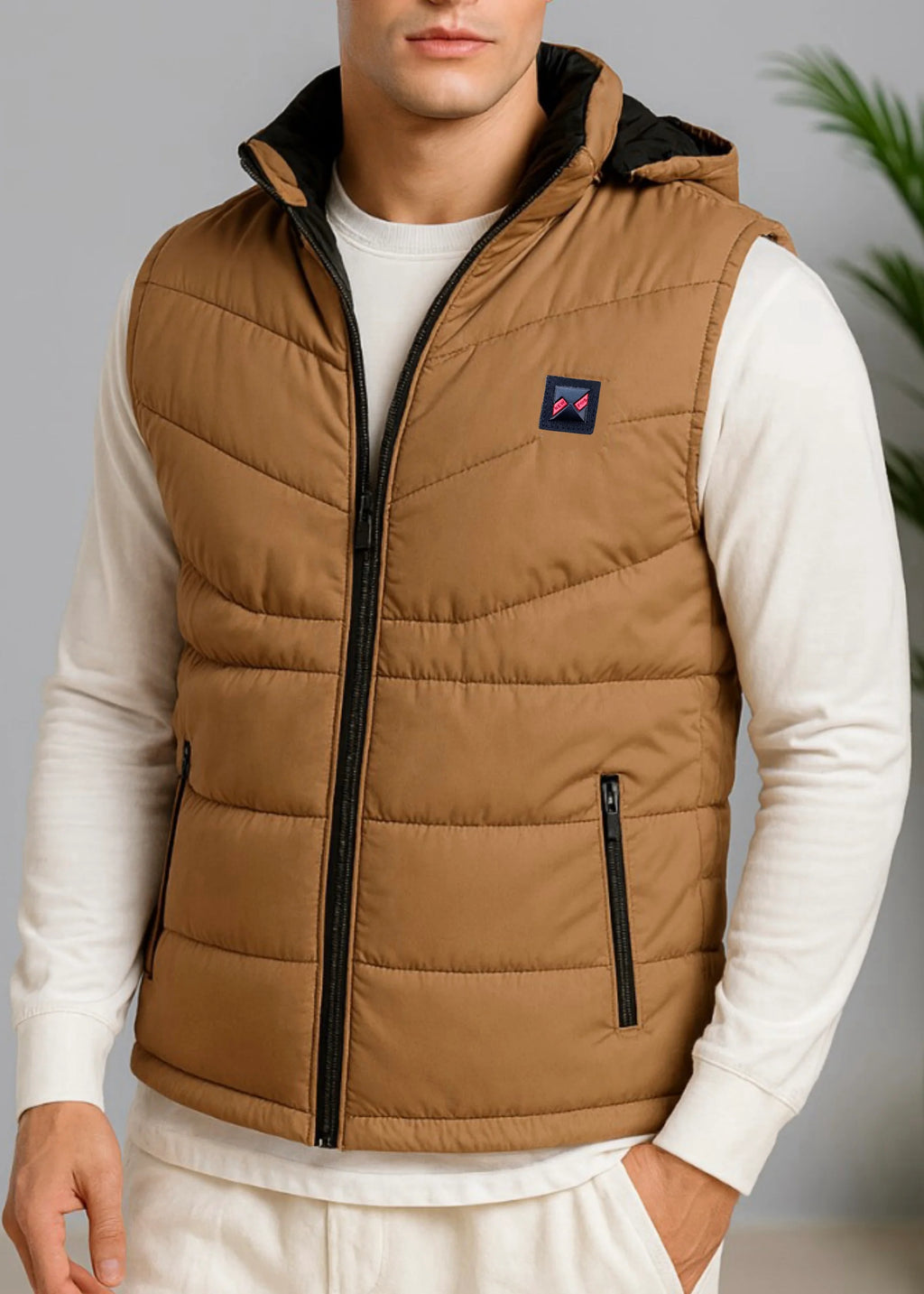 SLEEVELESS REMOVABLE & DETACHABLE JACKET-FT