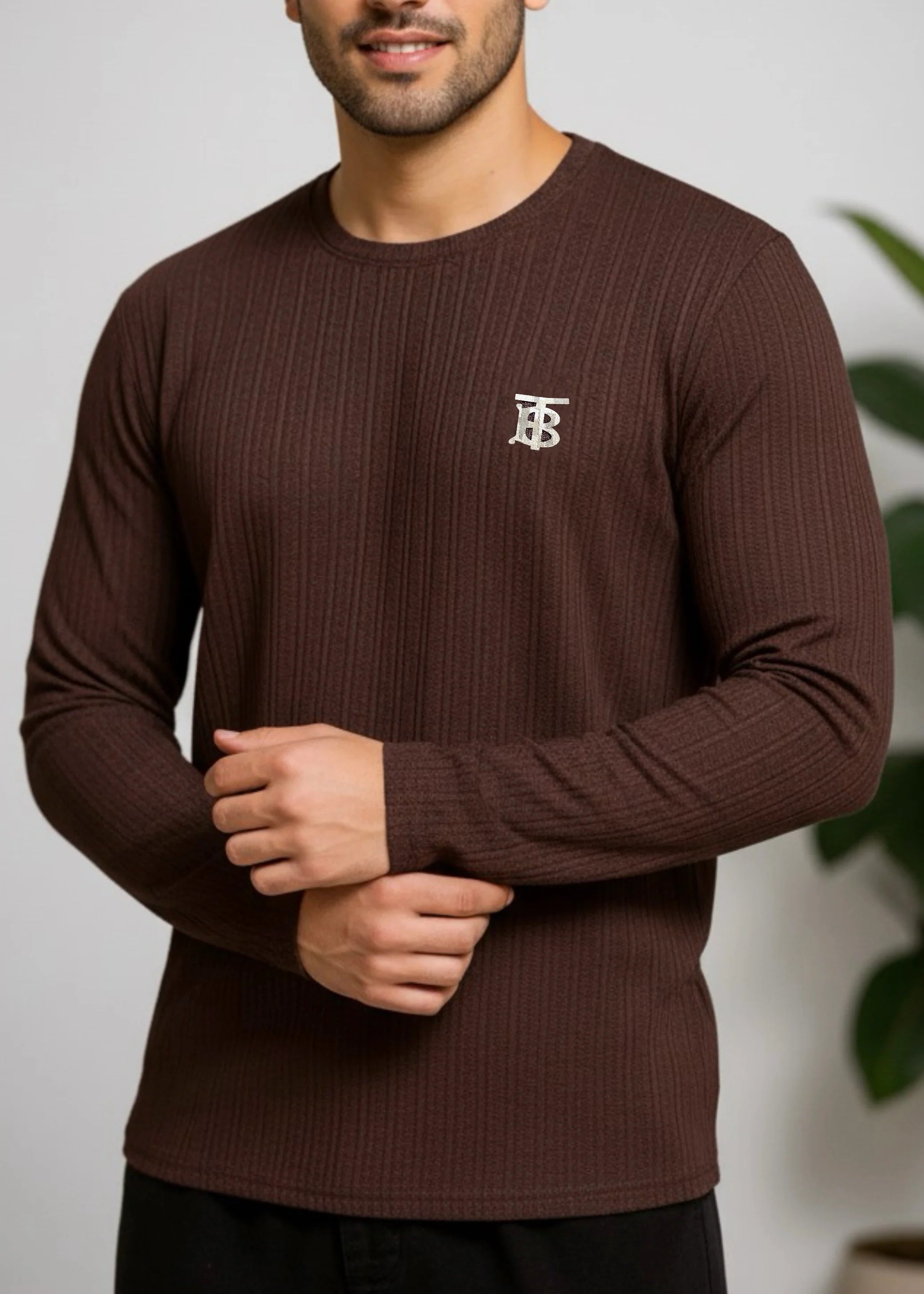 THE DUNE TEXTURE SHIRT-MAROON