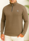 THE ELEVATE-VELOCITY MOCK NECK-GRAY