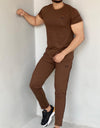 008 Dynamic Flex Pro cotton Tracksuit - brown