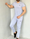 0013 Ultra Move Tracksuit Cotton Quick-dry Un-leash tracksuit - GREY