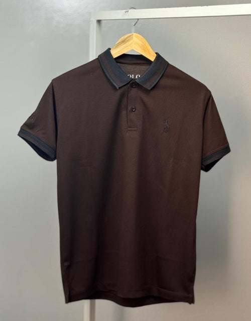 POLO'S COTTON T-SHIRT'S COMFORTABLE AND STABLE QUALITY - BROWN