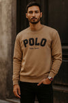 COMFORT COTTON FLEECE SWEATSHIRT'S-TAN