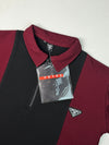 MAROON STRIDE CONTRAST POLO-LF