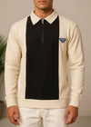 TAN STRIDE CONTRAST POLO-LF