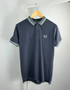 PREMIER COTTON POLO'S SHIRT WITH QUICK DRYING-GRAY